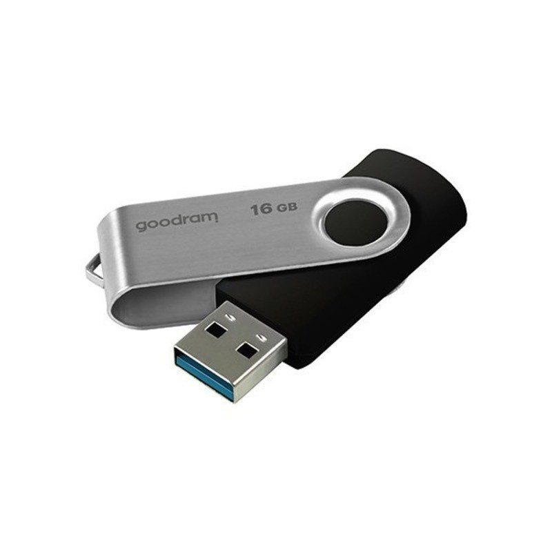 goodram-uts3-16gb-usb-3-0-stick-mayro-638 GoodRAM UTS3 16GB USB 3.0 Stick - Μαύρο - Image 1