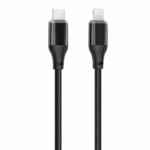 XO NB-Q291A Braided Lightning σε Type-c 27W Καλώδιο Μαύρο