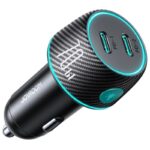 Joyroom Φορτιστής Αυτοκινήτου με 2 Θύρες USB-C 70W - Μαύρο