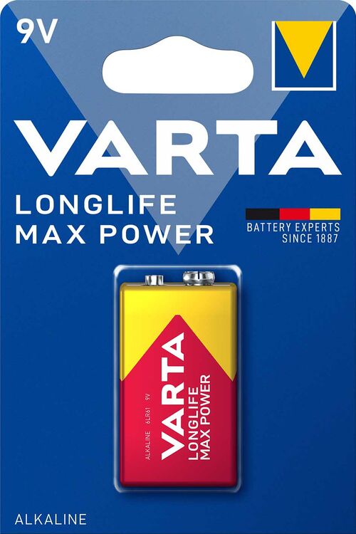 max9v Varta Longlife Max 9V 6LR61 (1τμχ) - Image 1