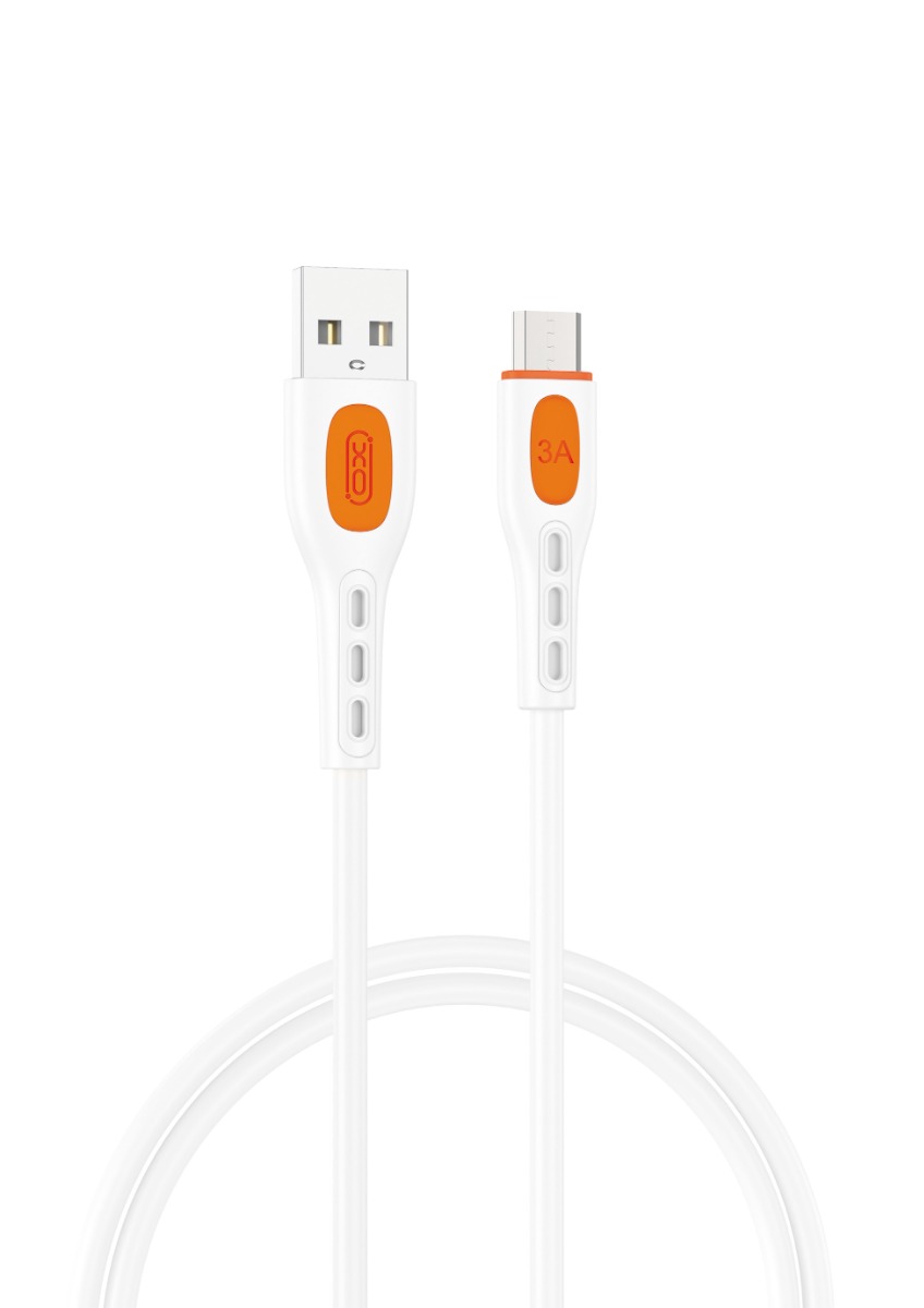 nb280_25__1 XO NB280 Καλώδιο Δεδομένων Micro 1M 3A Λευκό - Image 1
