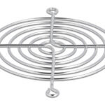 DELOCK σχάρα για 92mm ανεμιστήρα 67307, μεταλλική, ασημί