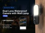 VSTARCAM smart κάμερα FC4 με φωτισμό, dual lens, 3MP, WiFi, SD, PTZ, IP66 - Image 2