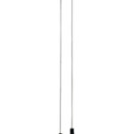 POWERTECH LED φωτιστικό οροφής HLL-0201, 29W, 4000K, Φ38x120cm, χρυσό/μαύρο
