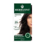 Herbatint Permanent Haircolor Gel 2N Φυτική Βαφή Μαλλιών Μαύρο Καστανό 150ml