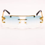 Olympus Sunglasses Jaguar Gold Green Unisex Γυαλιά Ηλίου Με Μεταλλικό Σκελετό σε Χρυσό Χρώμα & Πράσινο Φακό - Image 3