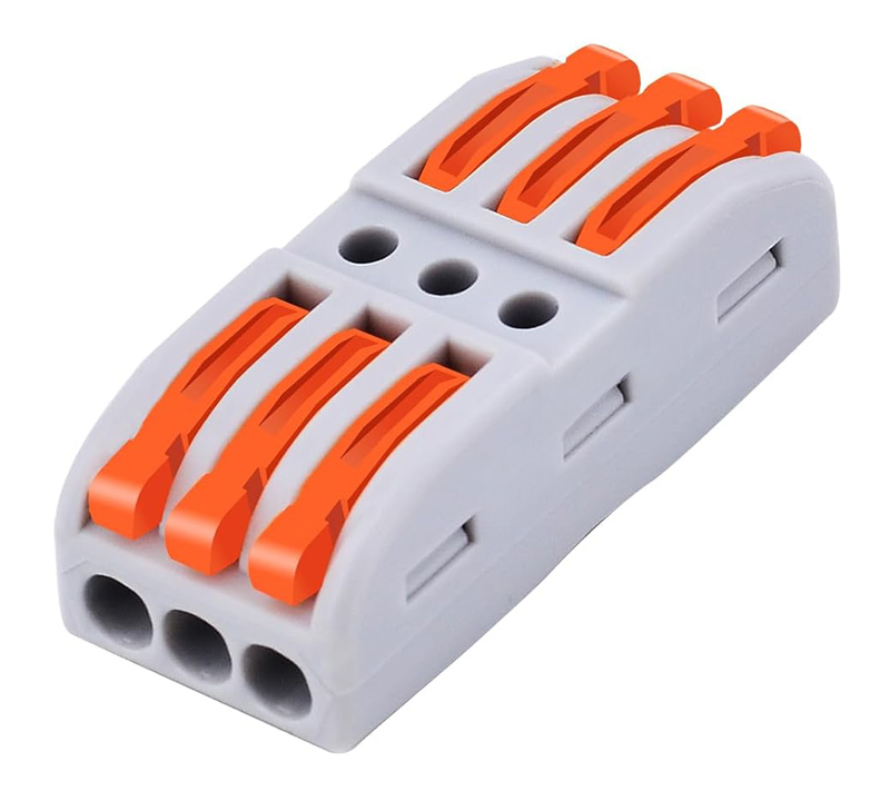 TOOL-0104 POWERTECH κλέμα σύνδεσης καλωδίων TOOL-0104, 3pin προς 3pin, 10τμχ - Image 1