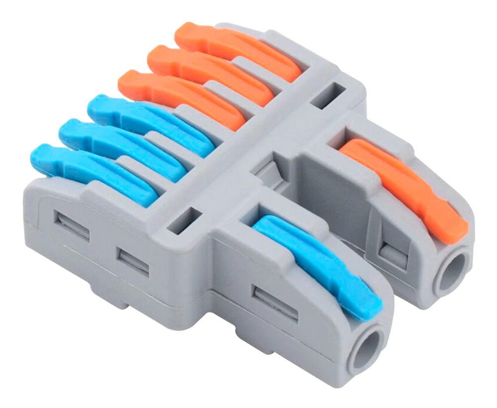 TOOL-0108 POWERTECH κλέμα σύνδεσης καλωδίων TOOL-0108, 6pin προς 2pin, 5τμχ - Image 1