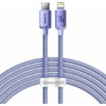 Baseus Crystal Shine Braided 20W USB-C σε Lightning (2m) - Μωβ