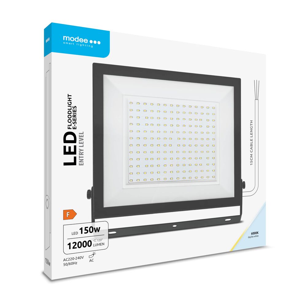 media-1757060479481 Modee Lighting Προβολέας LED E-series Slim 150W 120° 6000K 12000lm ERP - Image 1