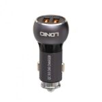 LDNIO C503Q ΦΟΡΤΙΣΤΗΣ ΑΥΤΟΚΙΝΗΤΟΥ QC3.0, 2 PORTS + 1M LIGHTNING CABLE