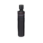 Umbrella Gent Mini 54/8 Aut. 3 section round black with border stripe κόκκινο - Image 2