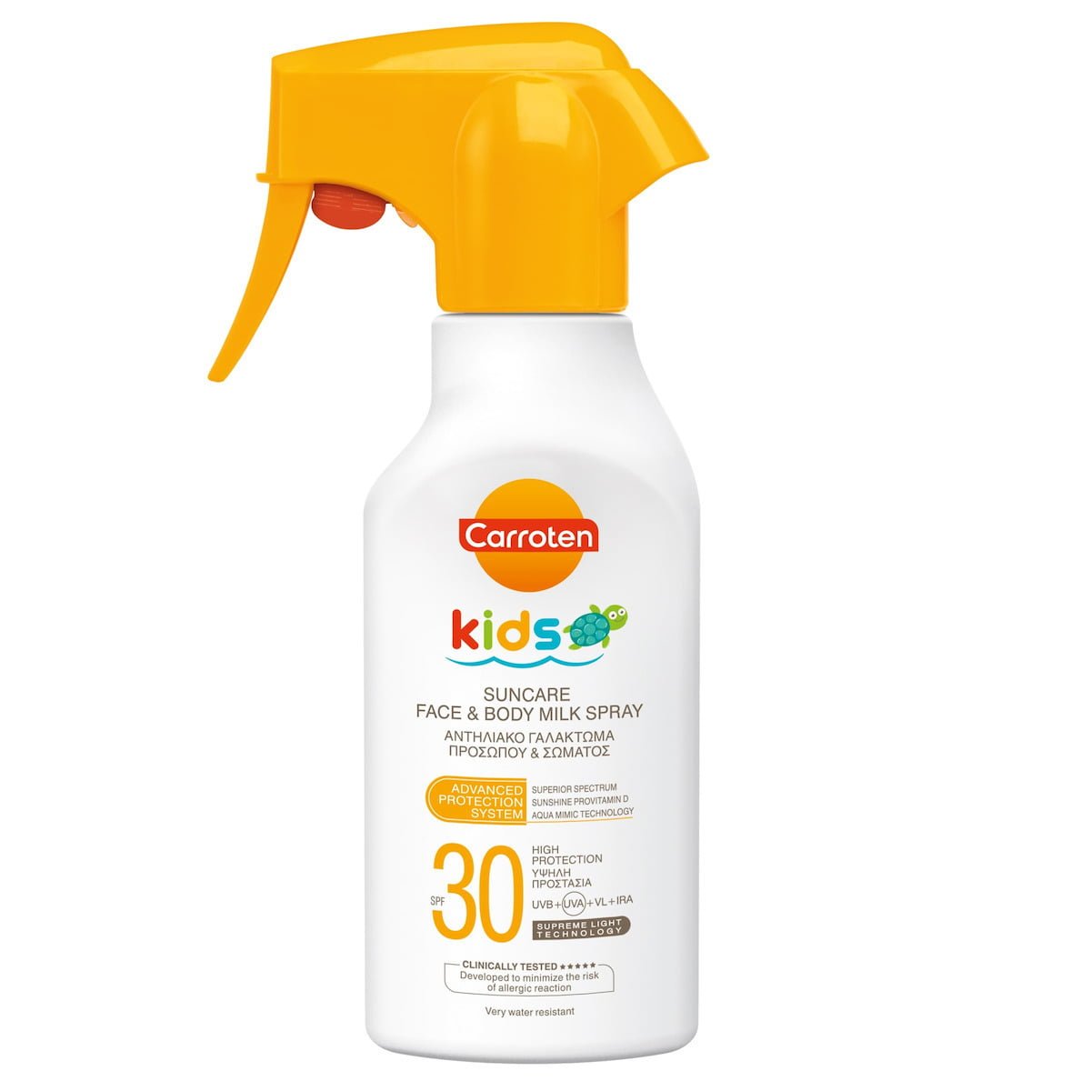[3-1] Carroten Αδιάβροχο Παιδικό Αντηλιακό Spray Kids για Πρόσωπο & Σώμα SPF30 270ml - Image 1