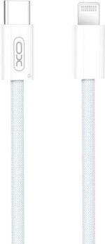 XO NB-Q260C, ΚΑΛΩΔΙΟ ΦΟΡΤΙΣΗΣ, TYPE-C ΣΕ LIGHTNING, 27W, 3M, ΛΕΥΚΟ