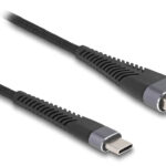 DELOCK καλώδιο USB σε USB-C 81123, 60W, 480Mbps, 3m, μαύρο