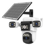 VSTARCAM smart ηλιακή κάμερα CB621SR, triple lens, 2MP, WiFi, SD, PTZ, IP66