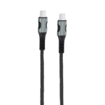 EGOBOO ChargeFlow Fabric Cable USB-C to USB-C, 1.2m, Black
