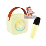 Kiddoboo mini Karaoke Speaker & Mic Yellow + NikoletaTV