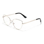 Olympus Blue Light Glasses Hestia Silver Γυναικεία Γυαλιά Οθόνης Cat Eye σε Ασημί Χρώμα & Οβάλ Φακό