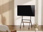 BRATECK βάση τηλεόρασης δαπέδου TTF13E-46FW, 37-86", έως 80kg, με ράφι & ροδάκια - Image 2