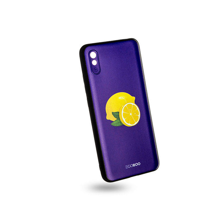 X9ADTPUROLEM EGOBOO backcover for Xiaomi Redmi 9A, Royal Lemons - Image 1