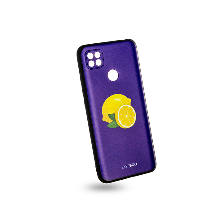 X9CDTPUROLEM EGOBOO backcover for Xiaomi Redmi 9C, Royal Lemons - Image 1