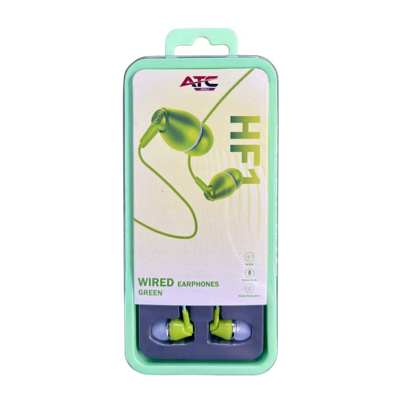 hf1_green_1 ATC-HFr1 Ενσύρματα Ακουστικά Handsfree 3.5mm Πράσινο - Image 1