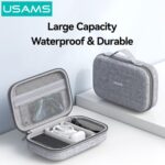 USAMS θήκη tablet και οργάνωσης αξεσουάρ Jane05, 265x167x72mm, γκρι - Image 2