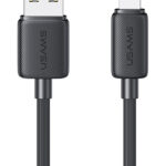 USAMS καλώδιο Lightning σε USB US-SJ694, 2.4A, 480Mbps, 2m, μαύρο