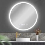 BRUNO καθρέφτης μπάνιου LED BRN-0275, στρόγγυλος, 24W, Φ50cm, IP67 - Image 2