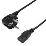 POWERTECH καλώδιο τροφοδοσίας CAB-P047, 3x 0.75mm², CCS, 2m, μαύρο