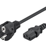 POWERTECH καλώδιο τροφοδοσίας CAB-P049, 3x 0.75mm², copper, 2m, μαύρο
