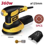 DELI έκκεντρο τριβείο DL-SG125-E3, 360W, Φ125mm, ρυθμιζόμενη ταχύτητα & συλλέκτη - Image 2