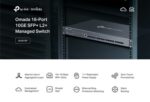 TP-LINK L2+ managed switch SX3016F, 16x 10Gbps SFP+ θύρες, V1.20 - Image 2