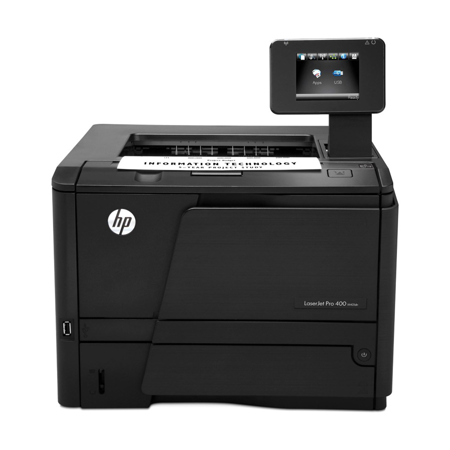 UN-M401DN HP used Printer LaserJet Pro 400 M401dn, Mono, low toner - Image 1