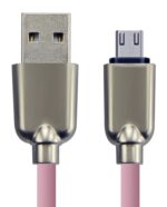 CABLETIME καλώδιο micro USB σε USB CT-PE32-ZFMC, 2A, 480Mbps, 1m, ροζ - Image 2