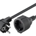 GOOBAY μπαλαντέζα προέκταση ρεύματος 94700, schuko, 3x 1.5mm², 2m, μαύρη