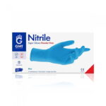 GMT Super Gloves Nitrile Powder Free - Γάντια Νιτριλίου Χωρίς Πούδρα Μπλε 100τμχ