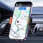 KAKUSIGA βάση smartphone αυτοκινήτου KSC-1720 για αεραγωγούς, μαύρη - Image 2
