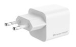 POWERTECH φορτιστής τοίχου PT-1577 με καλώδιο, USB-C, 65W, GaN, AVS, λευκός - Image 2