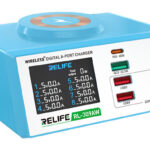 RELIFE σταθμός φόρτισης RL-309AW, 6x USB/2x USB-C/wireless, 100W, λευκός