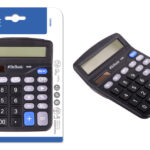 BEBASIC αριθμομηχανή S060, ηλιακό & μπαταρίας, 12 ψηφία, μαύρη