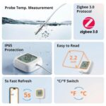 SONOFF smart θερμόμετρο SNZB-02LD, έως 115 °C, ZigBee 3.0, λευκό - Image 2