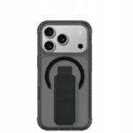 AmazingThing Titan Pro Holder Back Cover Δερμάτινο Μαύρο (iPhone 17 Pro Max)