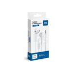 Blue Star Pa-e65 In-ear Handsfree Ακουστικά με Βύσμα 3.5mm Λευκό