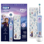 Oral-B Vitality Pro Παιδική Ηλεκτρική Οδοντόβουρτσα με Χρονόμετρο Frozen για 3+ Χρονών & Θήκη Ταξιδιού