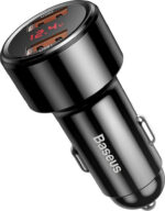 Baseus Φορτιστής Αυτοκινήτου Magic Series Dual QC Car Charger with Digital Display 2x USB QC3.0 45W 6A - Μαύρο (CCMLC20A-01) - Image 2