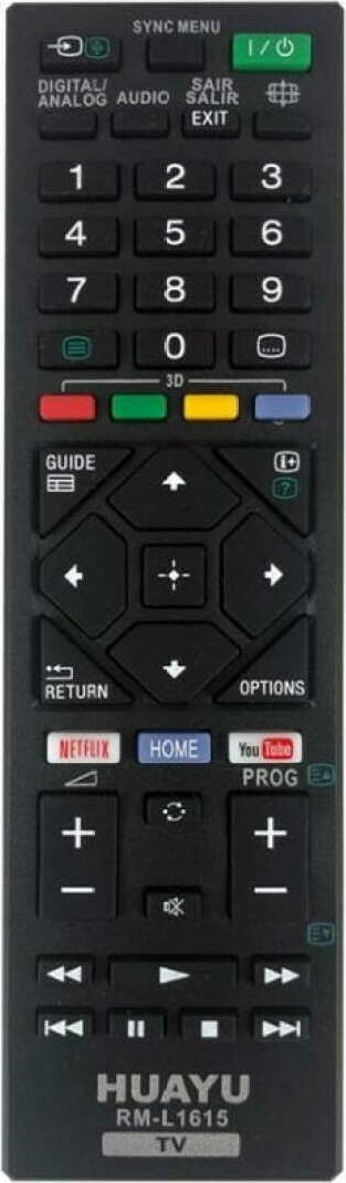 20201005141844_huayu_rm_l1615_gia_tileoraseis_sony Universal Control Huayu για Sony Lcd smart TV - RM-L1615 - Image 1