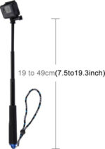 Selfie Stick Puluz for sports cameras (black) - Image 3
