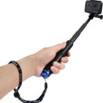 Selfie Stick Puluz for sports cameras (black)